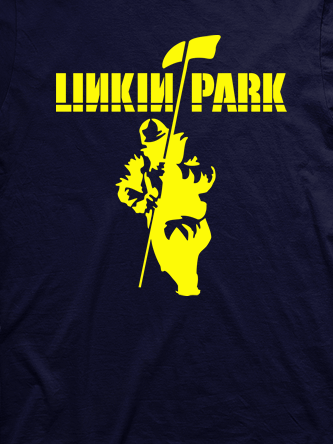 Layout da camiseta da banda Linkin Park