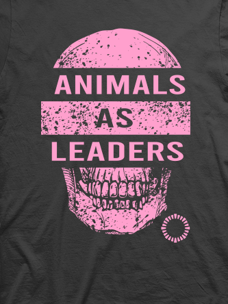 Layout da camiseta da banda Animals as Leaders