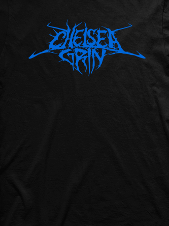 Layout da camiseta da banda Chelsea Grin
