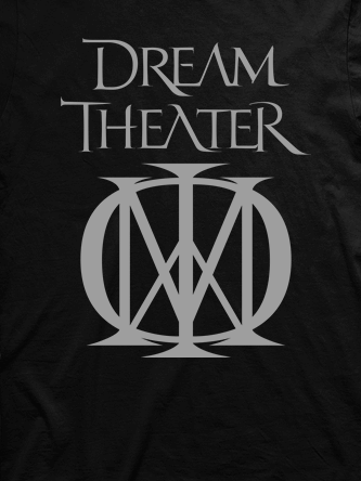Layout da camiseta da banda Dream Theater