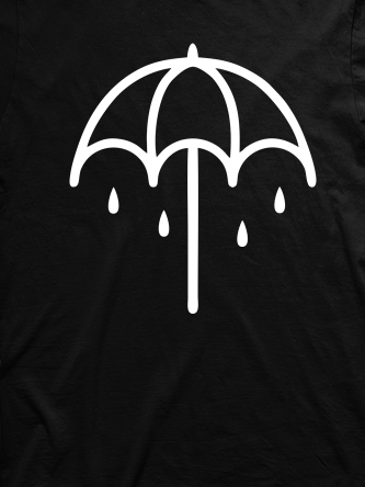 Layout da camiseta da banda Bring Me The Horizon