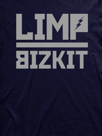 Layout da camiseta da banda Limp Bizkit