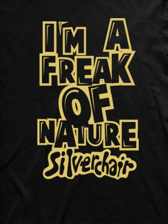 Layout da camiseta da banda Silverchair