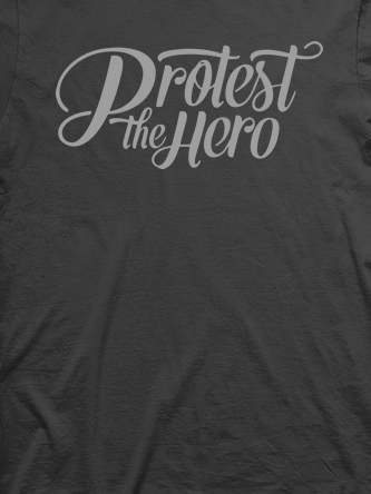 Layout da camiseta da banda Protest The Hero