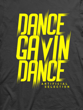 Layout da camiseta da banda Dance Gavin Dance