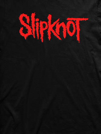 Layout da camiseta da banda Slipknot