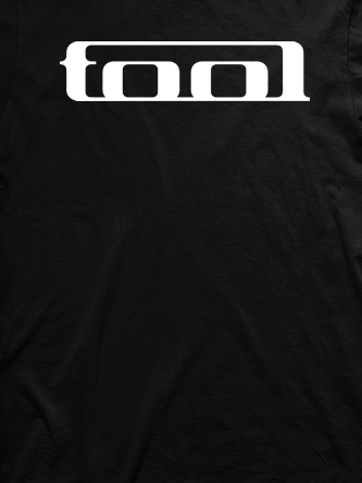 Layout da camiseta da banda Tool