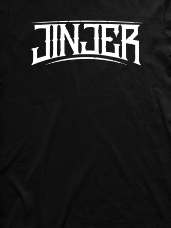 Layout da camiseta da banda Jinjer