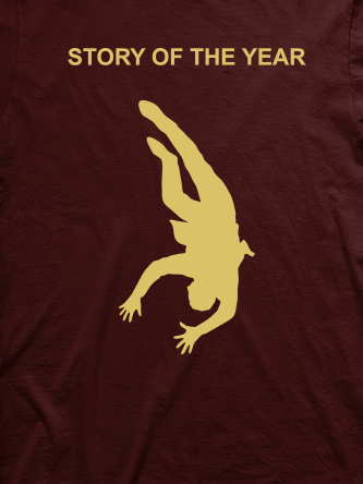 Layout da camiseta da banda Story of The Year