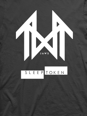 Layout da camiseta da banda Sleep Token
